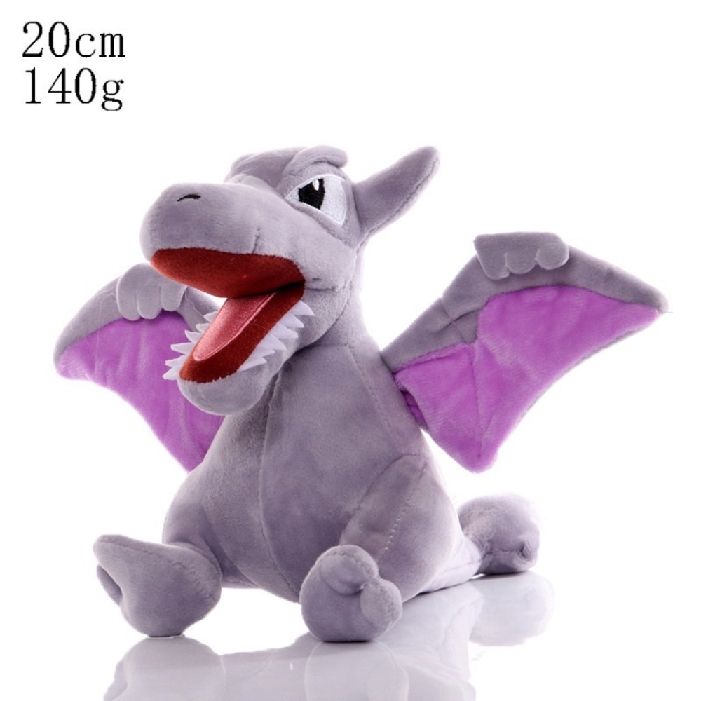 Charming Gray and Purple Plush Dragon